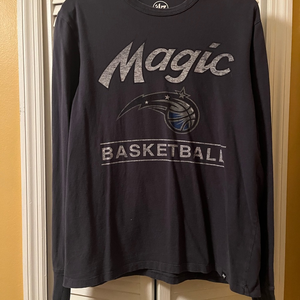 47 Brand Navy Long Sleeve Shirt